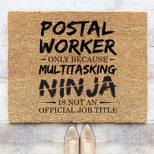 Ninja Postal Worker Coir Doormats