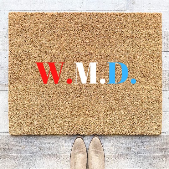 WMD (Red, White and Blue Pro USA version) Coir Doormats