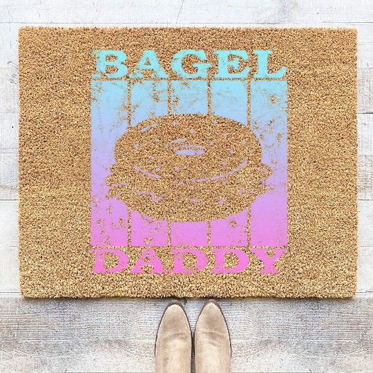 bagel dad 4 Coir Doormats