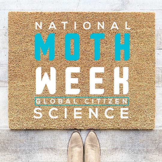 NATIONAL MOTH WEEK GLOBAL CITIZEN SCIENCE Coir Doormats