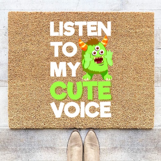 Cute Baby Little Sister Coir Doormats