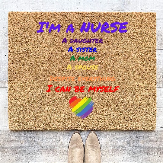 Rainbow Nurse Coir Doormats