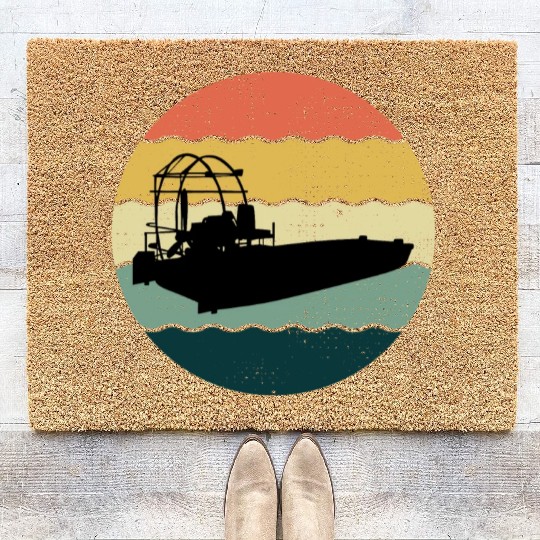 Airboat Fanboat Airboating Planeboat Swamp boat Coir Doormats