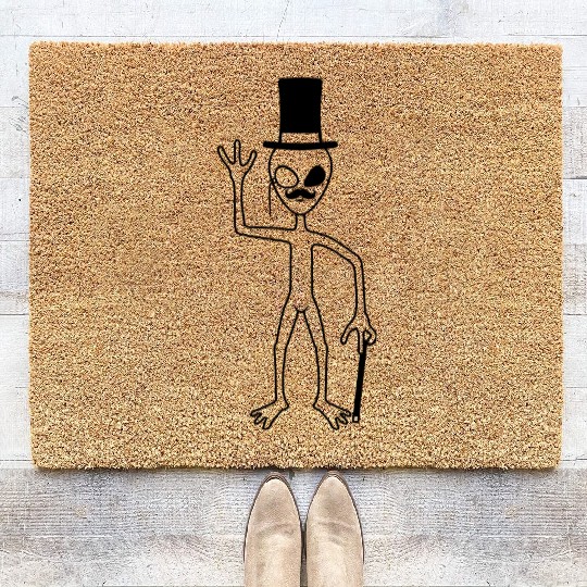 Mr. Alien Waving Coir Doormats