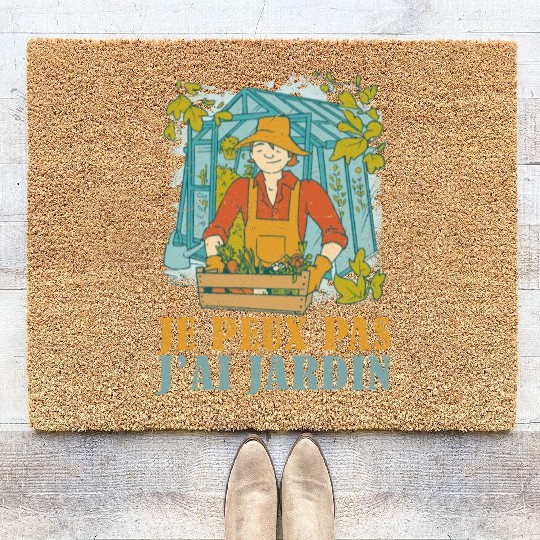 Vegetable Gardener Gardening I Have Garden Coir Doormats