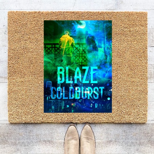 Blaze Goldburst Fantasy Book Mystery Horror Coir Doormats