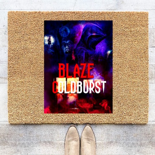 Blaze Goldburst Fantasy Book Thriller Coir Doormats