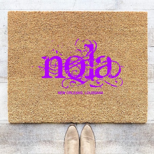 NOLA New Orleans Coir Doormats
