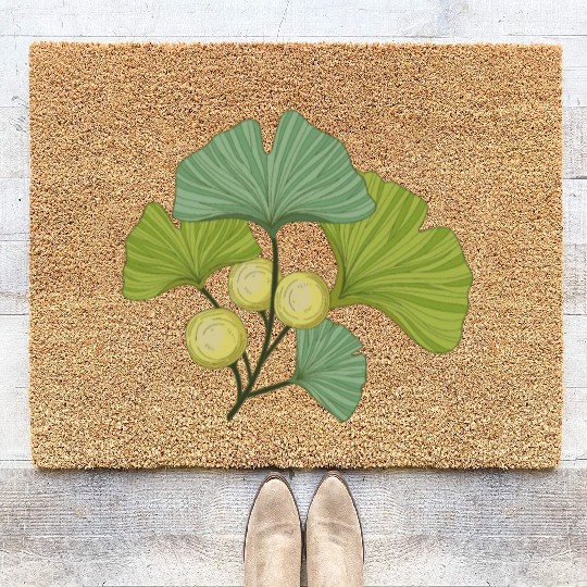 Tropical Leaves Coir Doormats