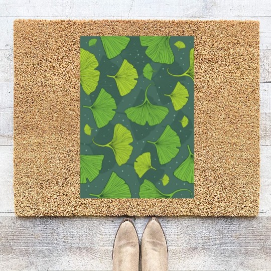 Tropical Leaves Coir Doormats