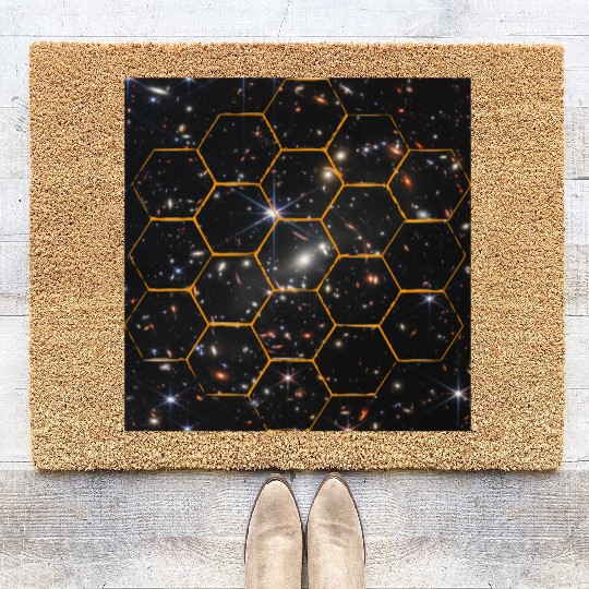 design of james webb space Coir Doormats