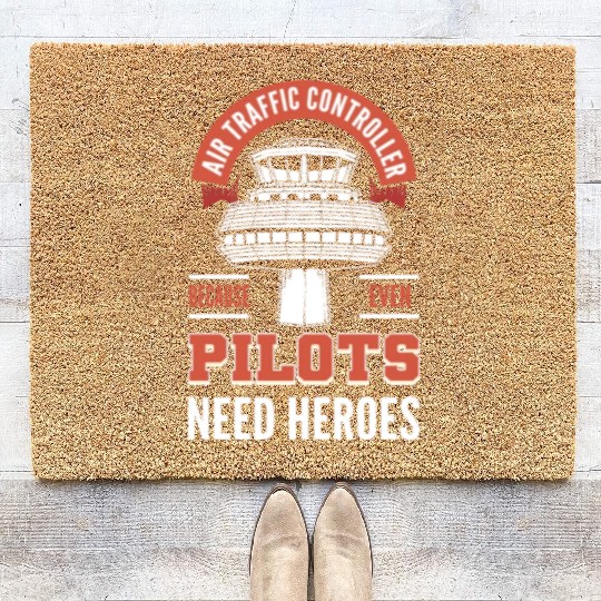 Air Traffic Controller Because Even Pilots Need Coir Doormats