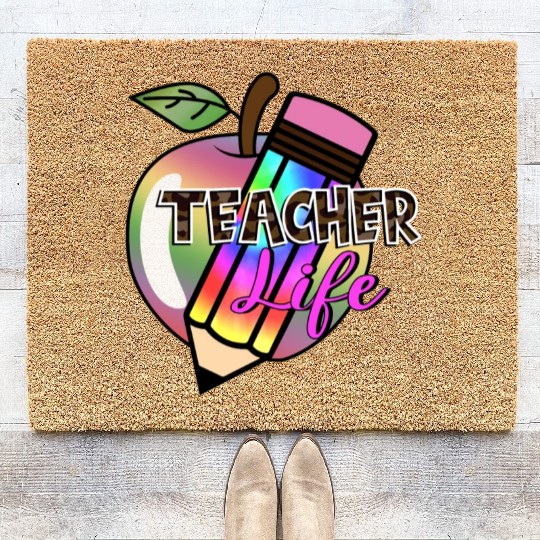 Teacher, Teacher Life Coir Doormats
