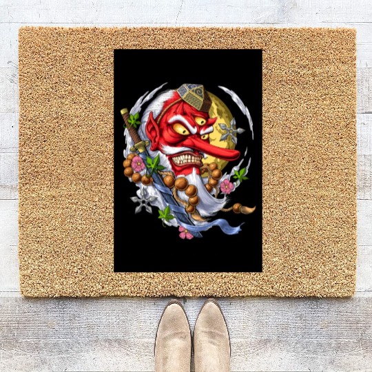Tengu Japanese Demon Coir Doormats