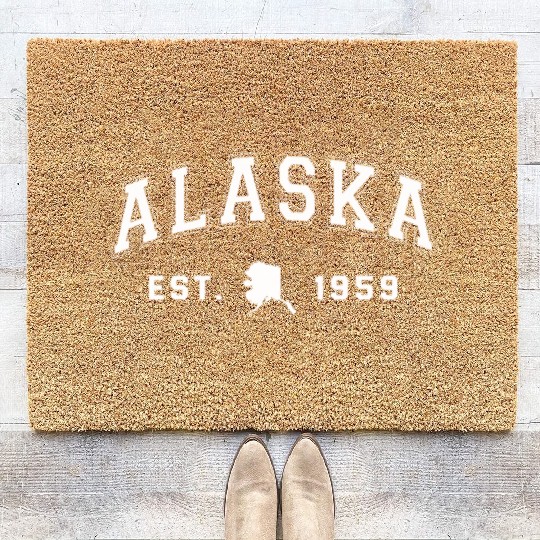 Alaska Gift USA Natur Bär Denali Grizzly Wald Coir Doormats
