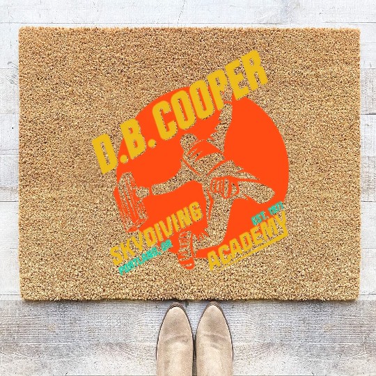 DB Cooper Skydiving Academy Coir Doormats