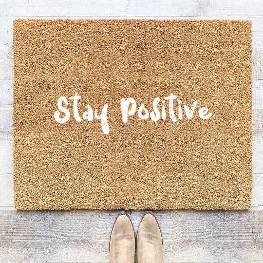 Stay Positive - Math Coir Doormats