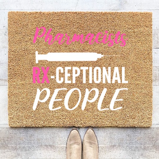 RX-ceptional People Outstanding Worker Gift Coir Doormats