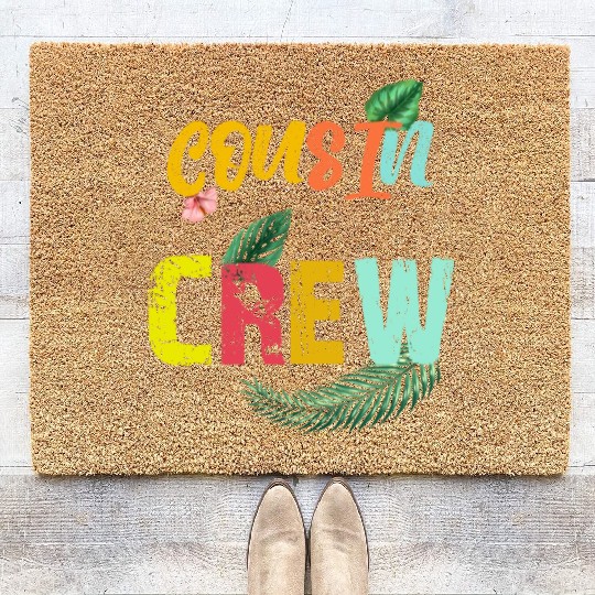 Cousin Crew Family Reunion 2022 summer vacation Coir Doormats