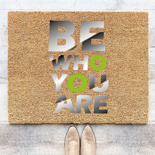 Me vs Me I am My Own Competition Motivational Coir Doormats