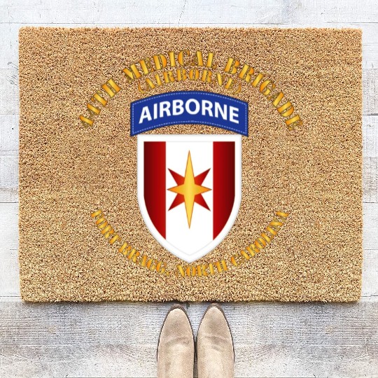 Army 44th Medical Bde Airborne FBNC Coir Doormats