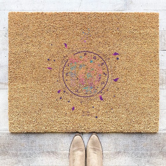 Virgo Sun Astrology Virgo Sun Astrology gift inspi Coir Doormats
