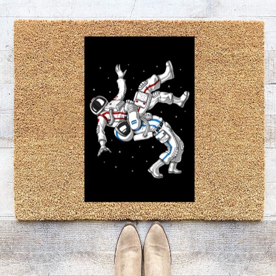 Jiu-Jitsu Astronauts Coir Doormats