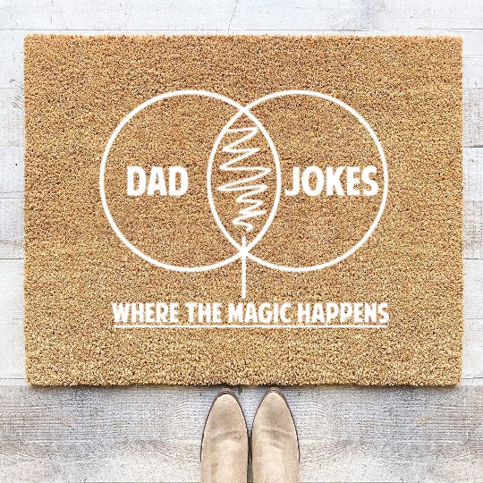 DAD JOKES Coir Doormats