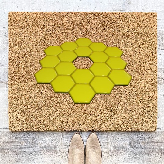james webb telescope Coir Doormats
