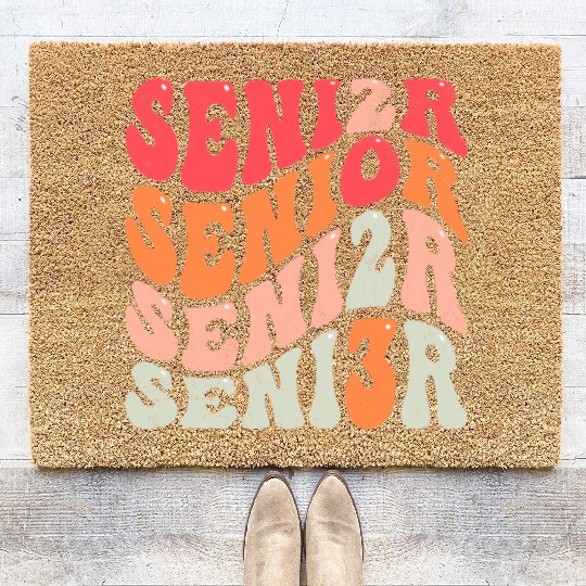 Senior Graduation Back To School Class of 2023 Coir Doormats