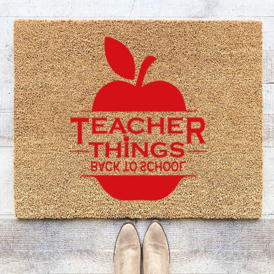 Teacher, Middle School Teacher, Elementary Teacher Coir Doormats