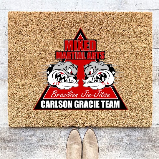Carlson Gracie Team Brazilian Jiu-Jitsu Mixed Mart Coir Doormats
