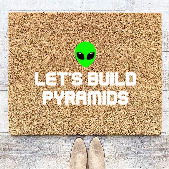 Alien Coir Doormats Ufo Extraterrestrial Children Mars