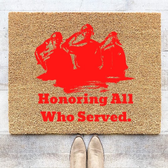 Thank You Veterans l Veterans Day Gift Idea Coir Doormats