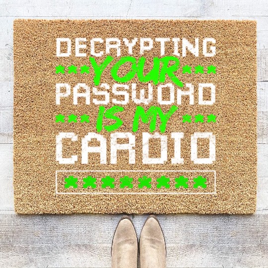 Cyber Security Password Decryption Coir Doormats