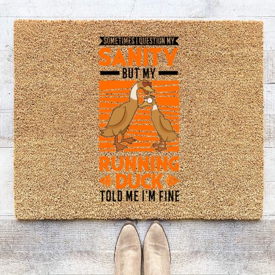 Running Duck Sanity Coir Doormats