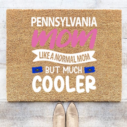Pennsylvania Mom Gift Coir Doormats