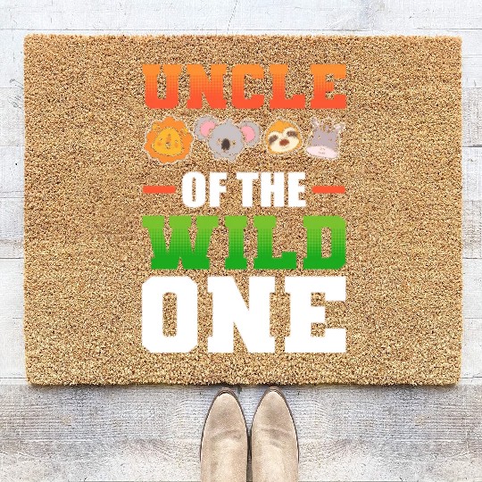 Uncle of the Wild One Nephew Niece Coir Doormats