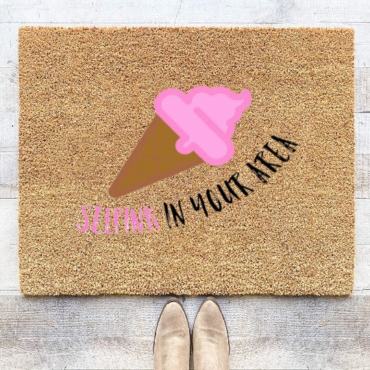 Comedy Ice Scream Coir Doormats