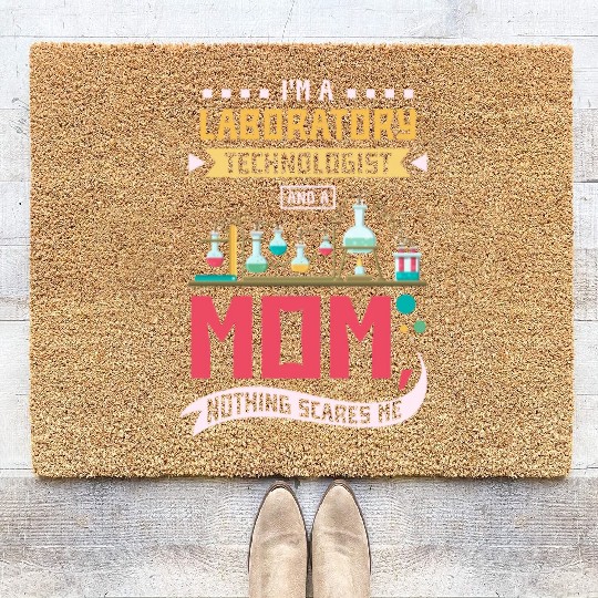 Laboratory technologist and a mom Coir Doormats