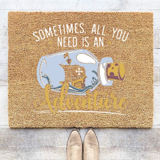 All You Need Is An Adventure Happy Columbus Day Coir Doormats