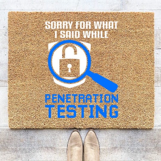 Cyber Security Penetration Testing Coir Doormats