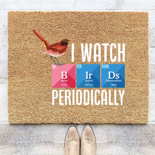 Bird Lover Birds Birdwatcher Gift Coir Doormats