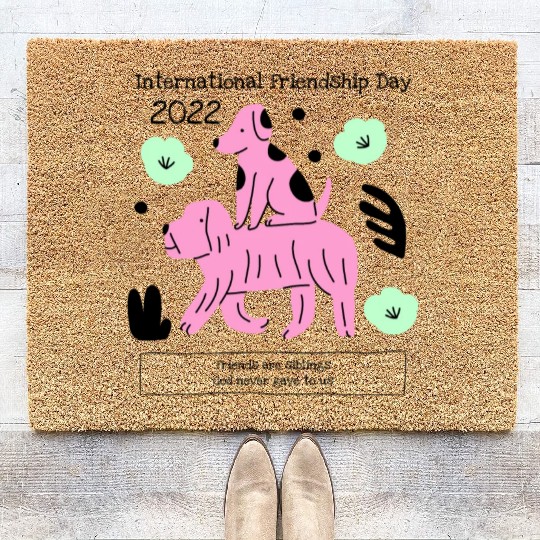 International Friendship Day 2022 Coir Doormats