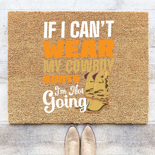 Cowboy Usa Bank Robbery Wild West Coir Doormats