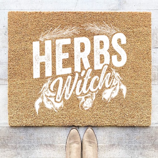 Herbs Witch Herbalism Herb Herbalist Gardening Coir Doormats
