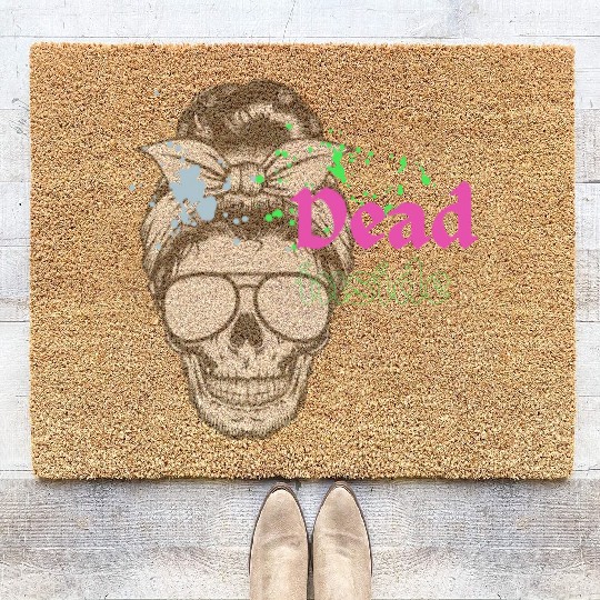 Dead Inside Coir Doormats