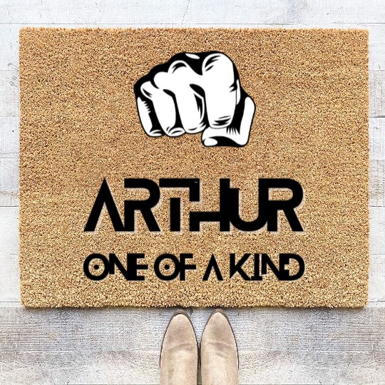Arthur Name One of a Kind Birthday Anniversary Coir Doormats