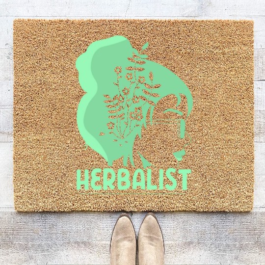 Herbalist Herbalism Herbs Gardening Herb Coir Doormats