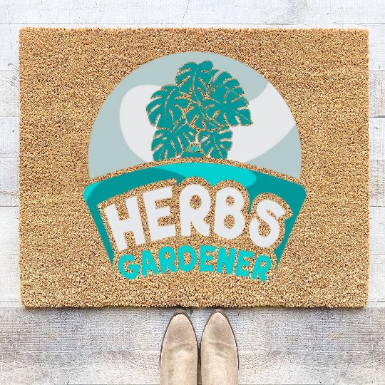 Herbs Gardener Herbalism Herb Herbalist Gardening Coir Doormats